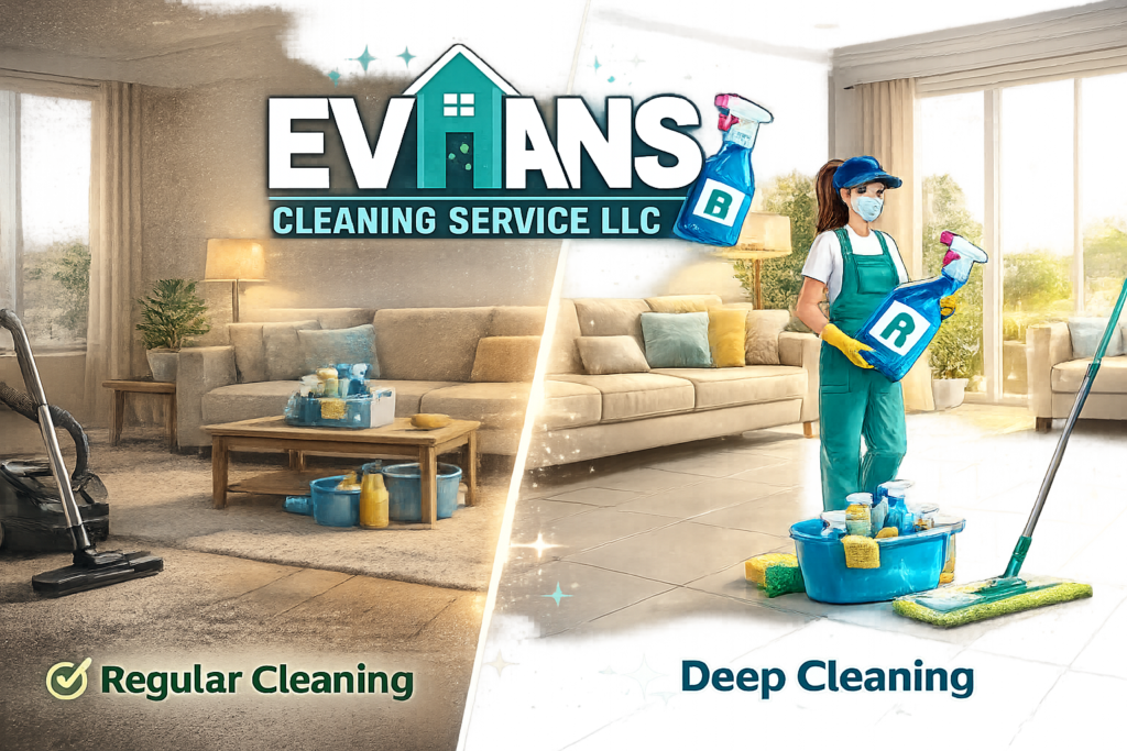 Deep Cleaning Vs Regular Cleaning in Homes
