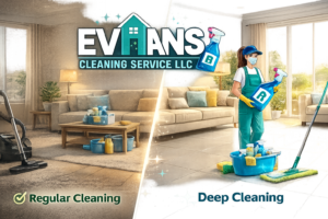 Deep Cleaning Vs Regular Cleaning in Homes